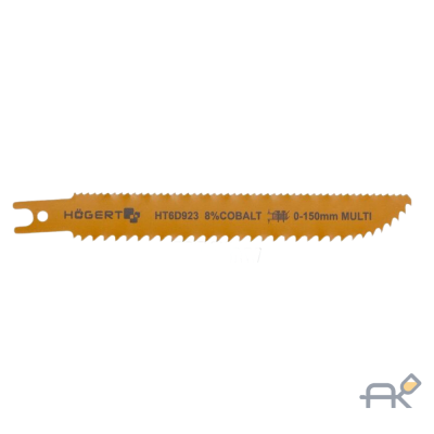 Полотно для сабельной пилы универсальное двухстороннее 150 мм. 6 TPI / 10 TPI HOEGERT HT6D923